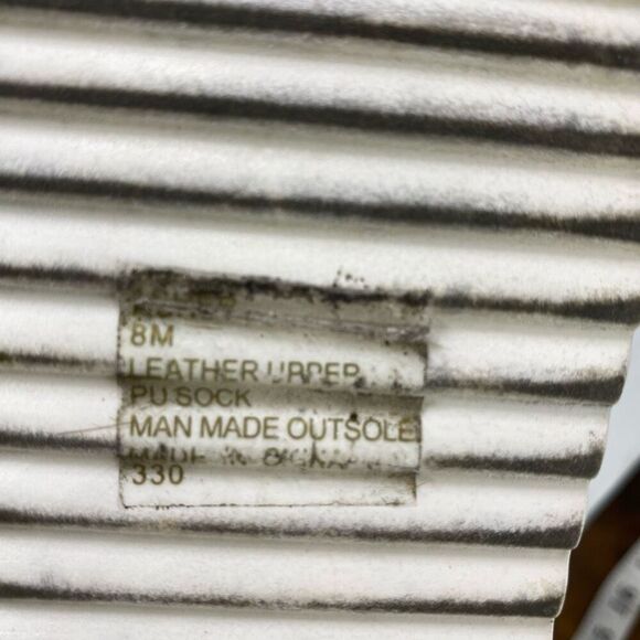 Steve Madden Asher Platform Sandals 8 Tan Brown Red Slide On Strappy Y2K Style - Picture 11 of 11